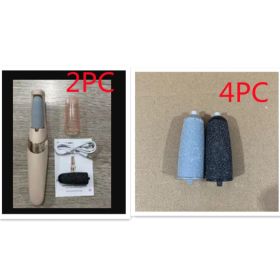 Electric Foot Grinder Foot Peeling Machine Foot Repair Tool (Option: Set5)